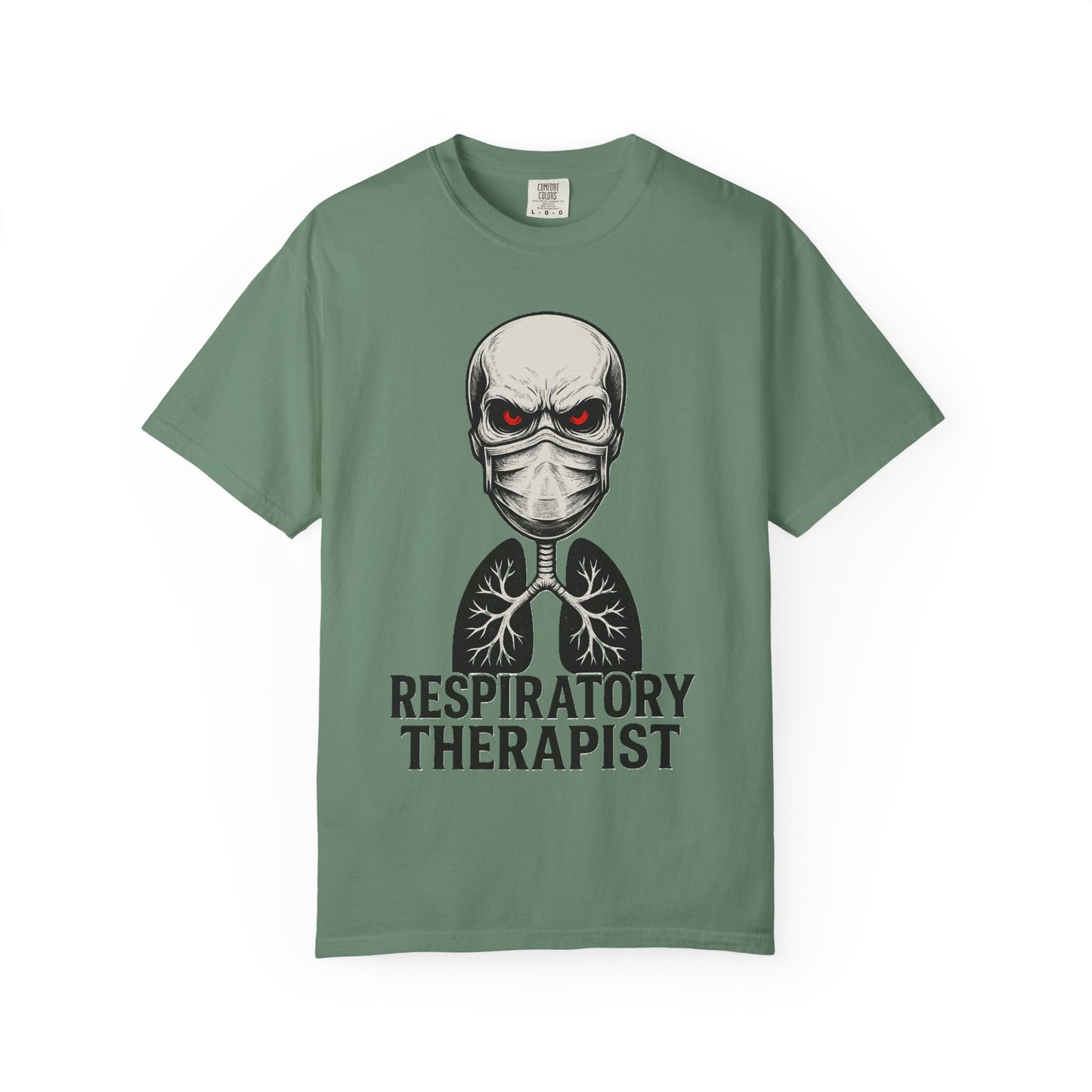 Respiratory Warrior Skull Mens T-Shirt