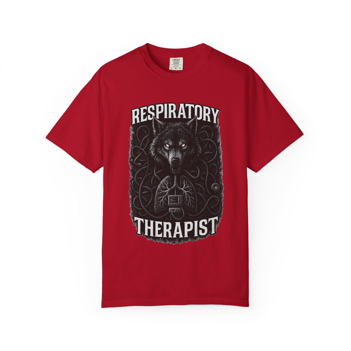 Respiratory Therapist Wolf Mens T-Shirt