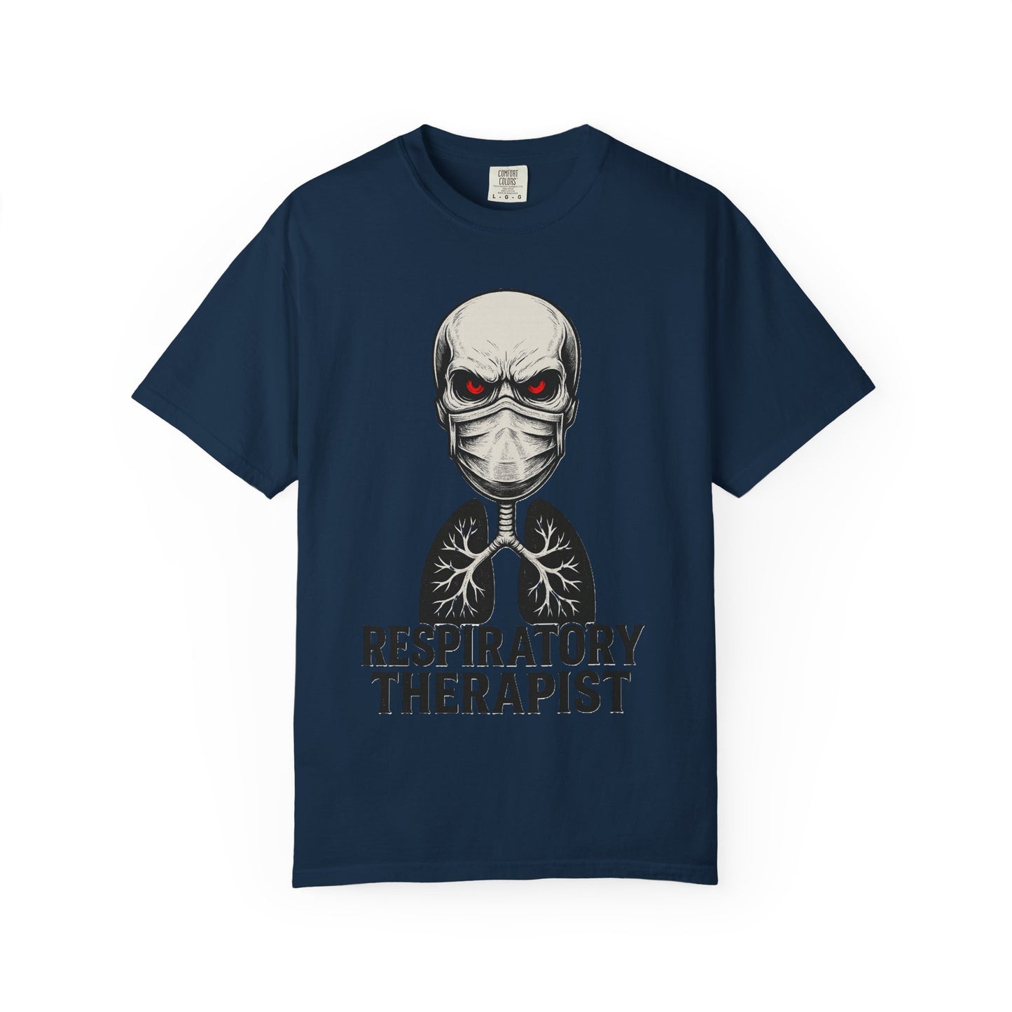 Respiratory Warrior Skull Mens T-Shirt