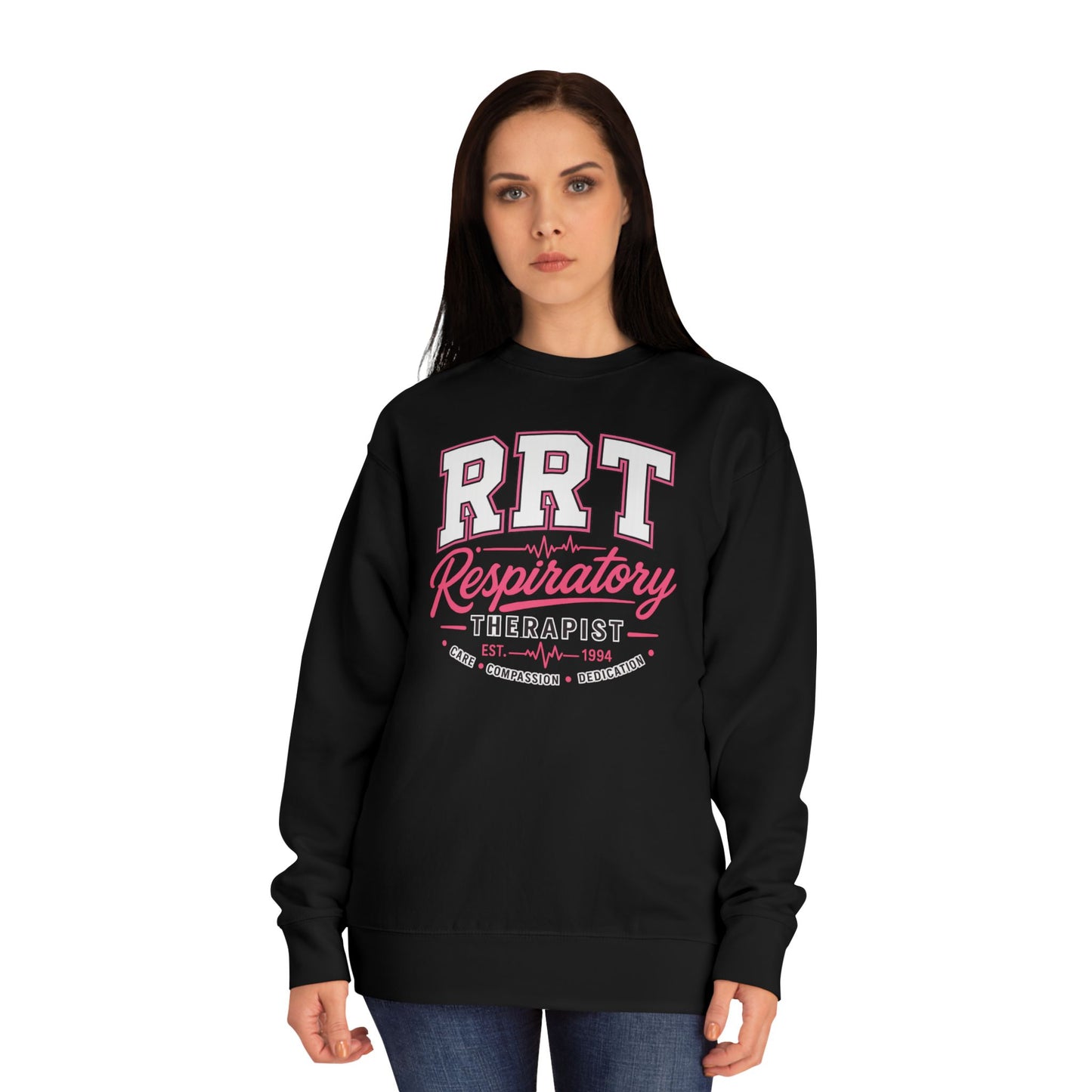 Women's Sweatshirt - "RRT - Respiratory Therapist"