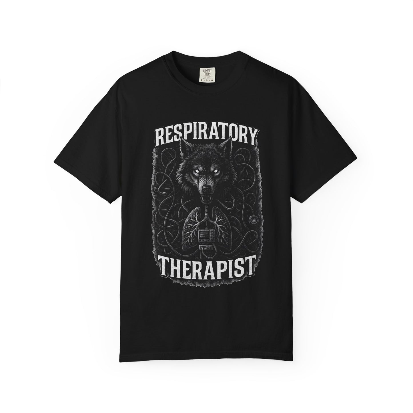 Respiratory Therapist Wolf Mens T-Shirt