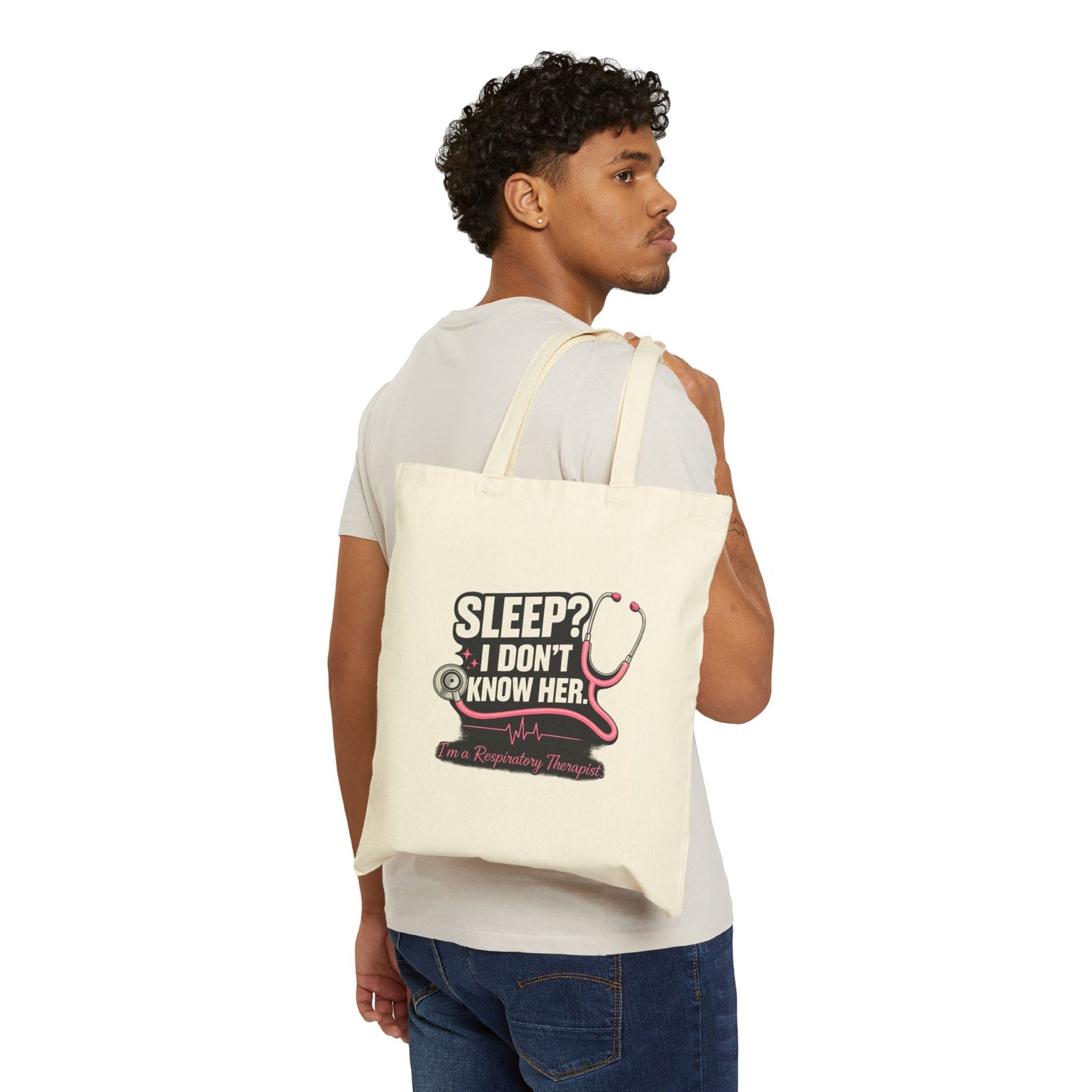 Tote Bag — “Sleep? I don't know her”