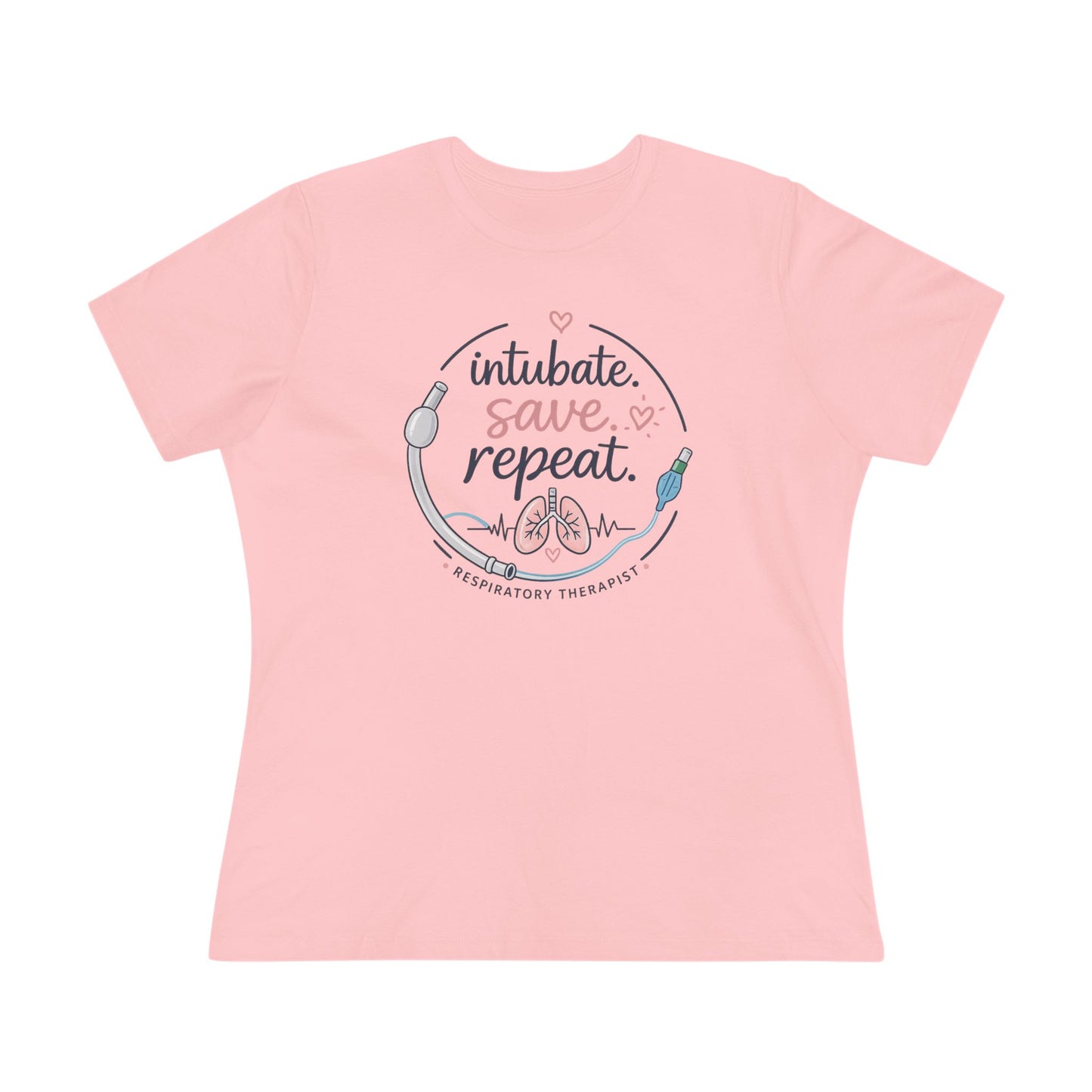 Women's Tshirt - "Intubate. Save. Repeat"