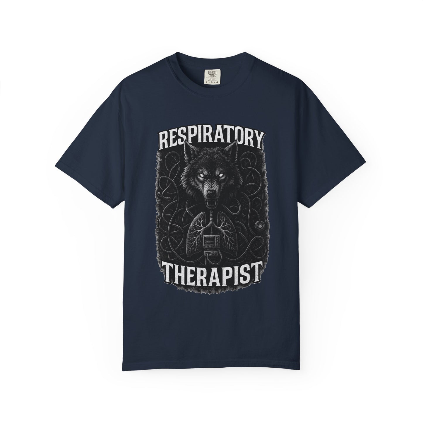 Respiratory Therapist Wolf Mens T-Shirt