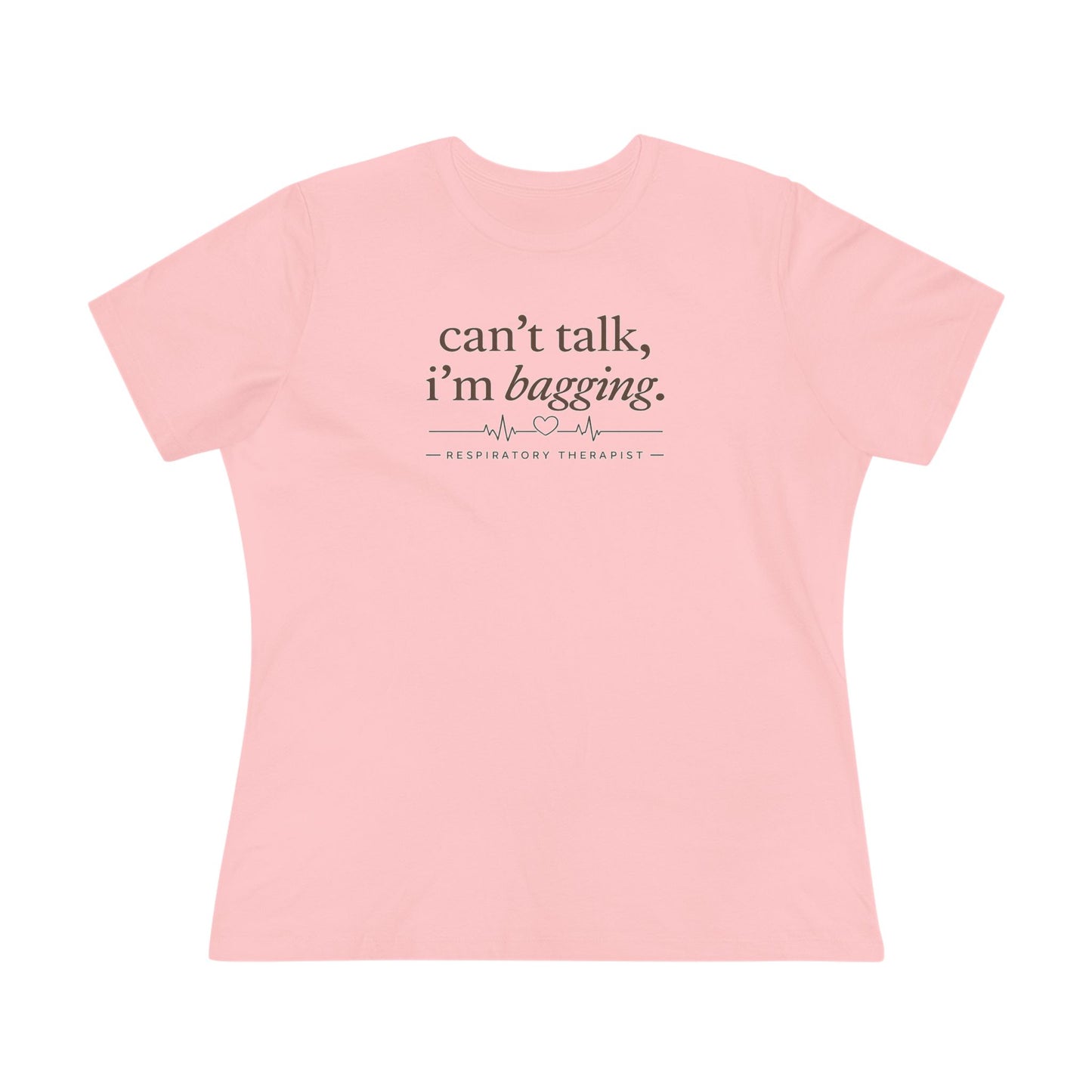 Women's Tshirt - "Can't talk I'm bagging"