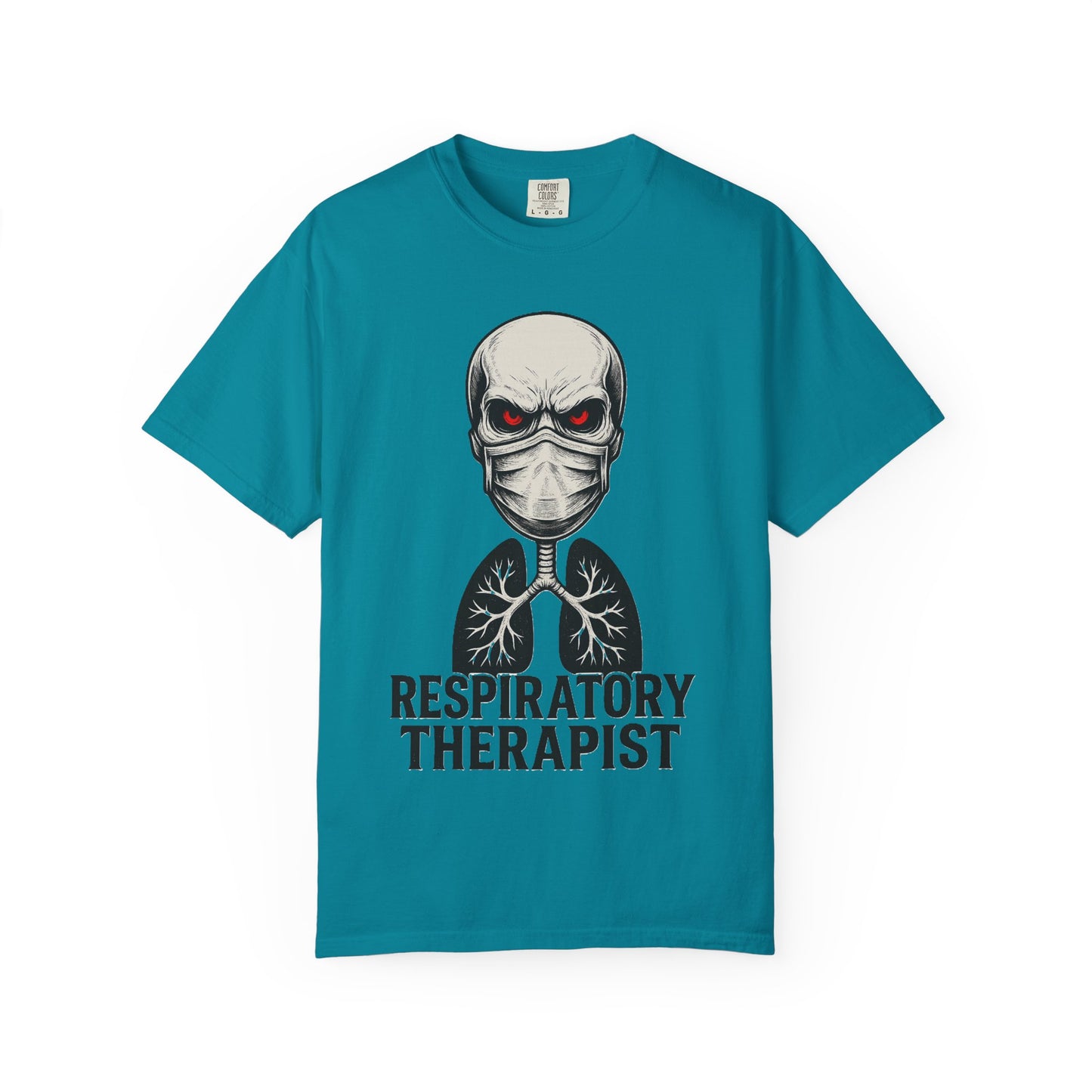 Respiratory Warrior Skull Mens T-Shirt