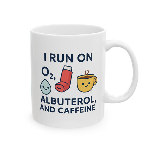 Albuterol & Caffeine Ceramic Mug