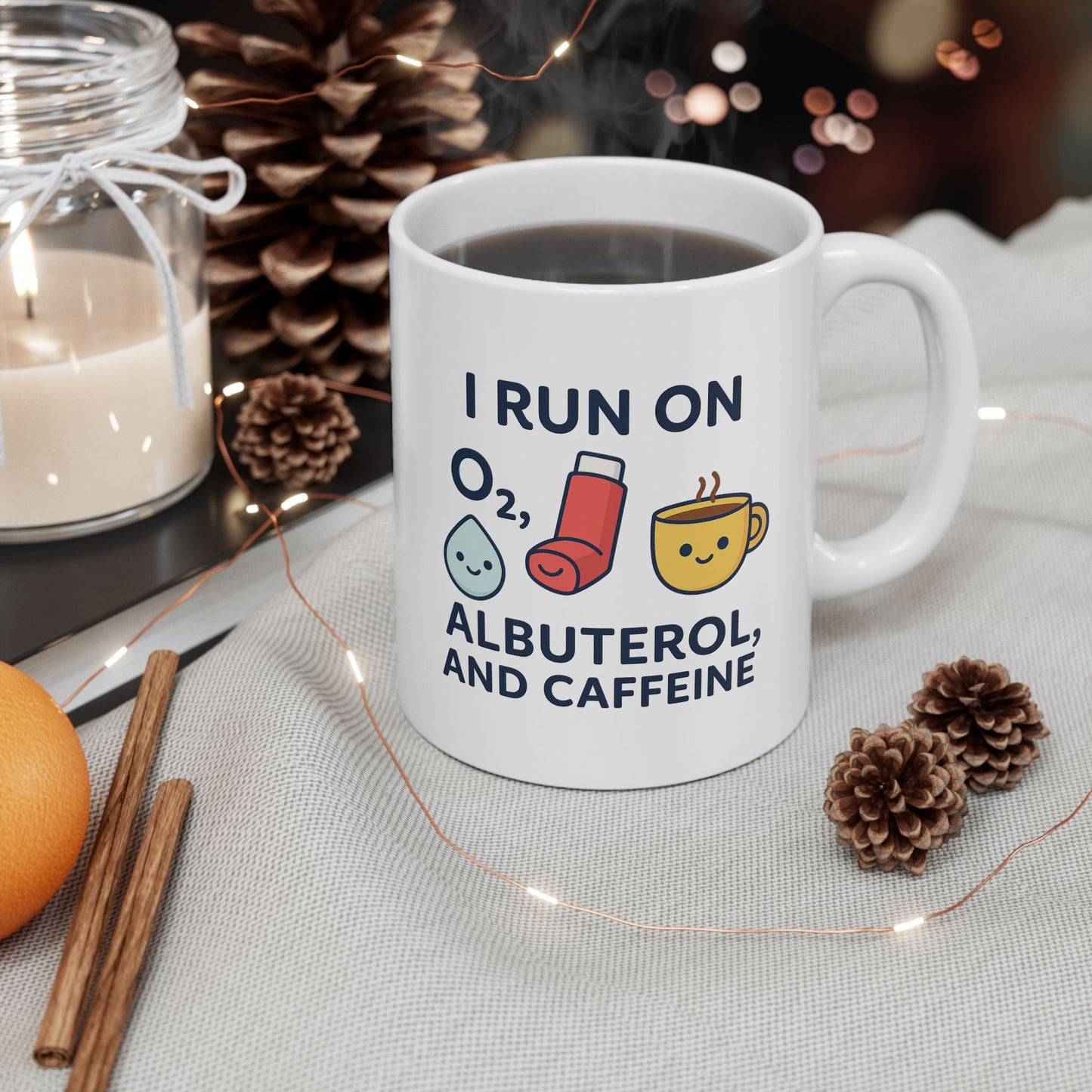 Albuterol & Caffeine Ceramic Mug