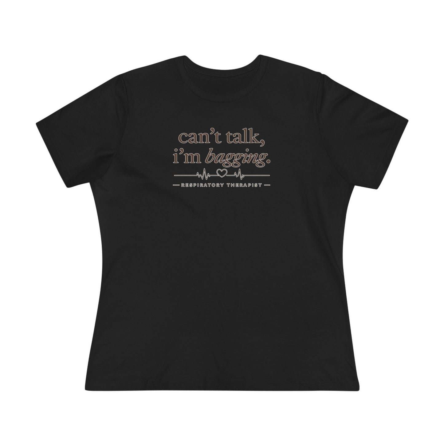 Women's Tshirt - "Can't talk I'm bagging"