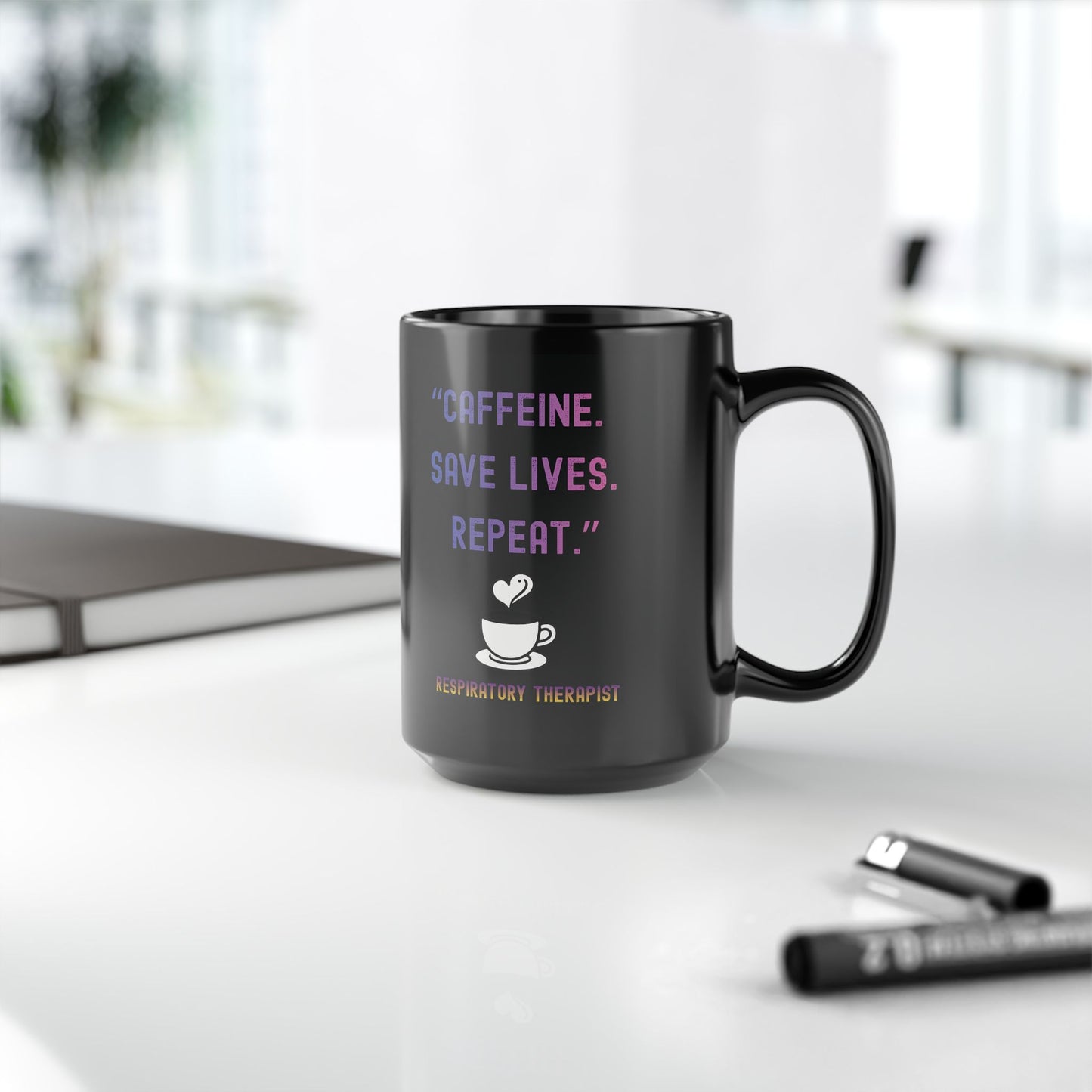 Ceramic Mug – Caffeine. Save Lives. Repeat.