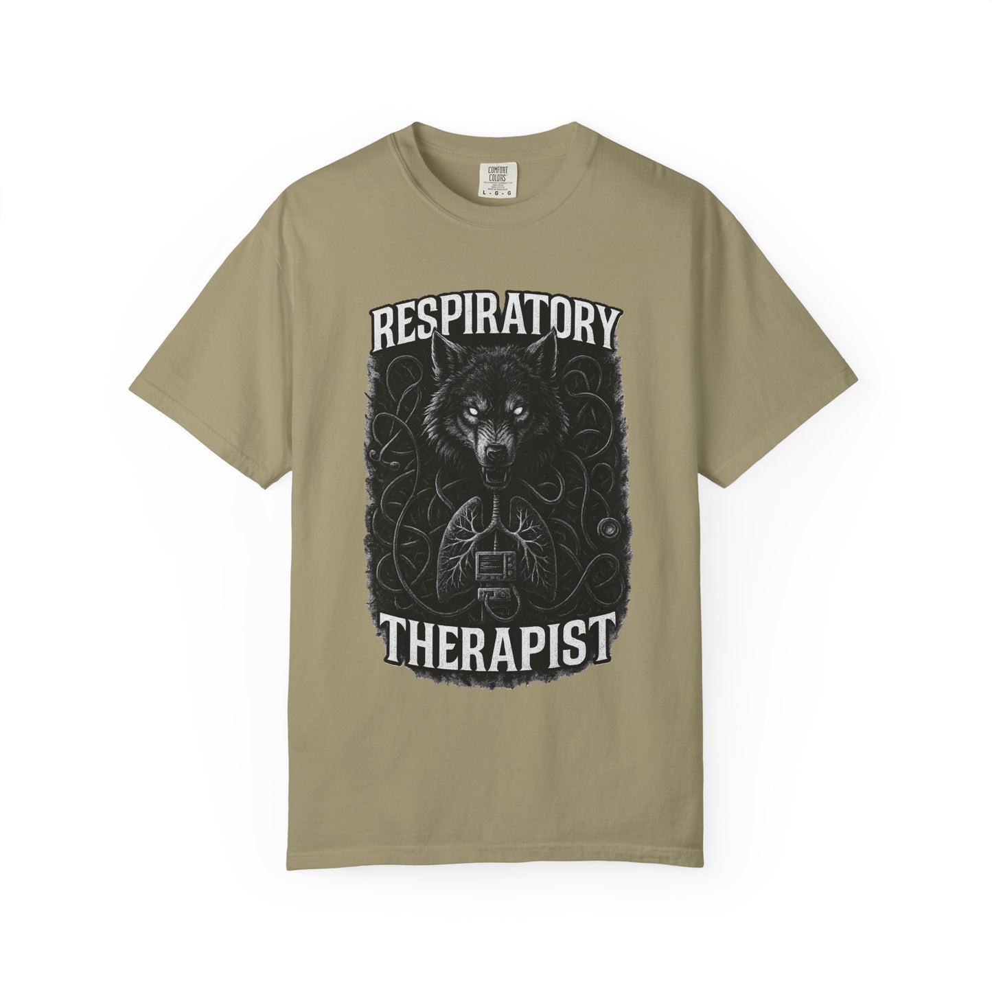 Respiratory Therapist Wolf Mens T-Shirt