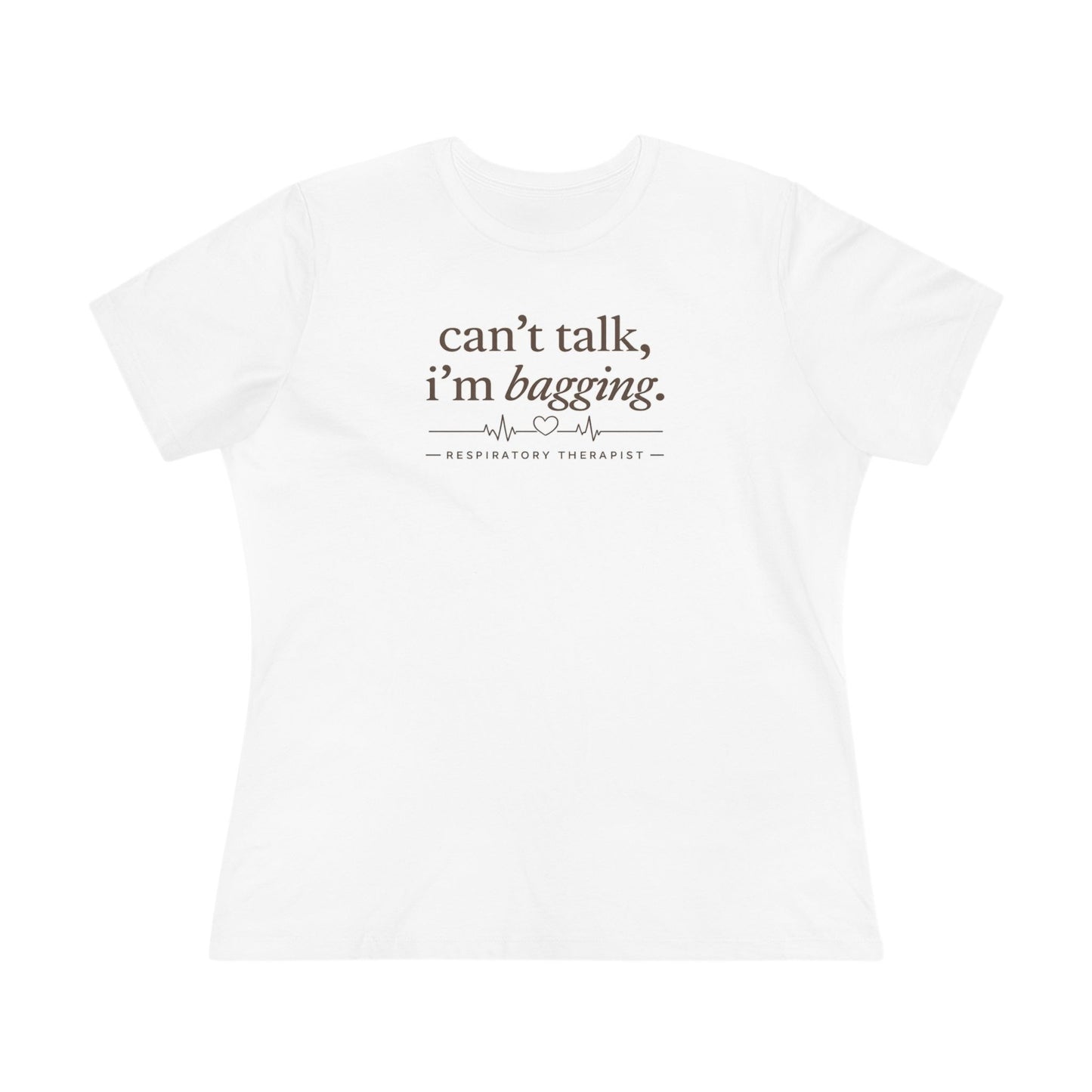 Women's Tshirt - "Can't talk I'm bagging"