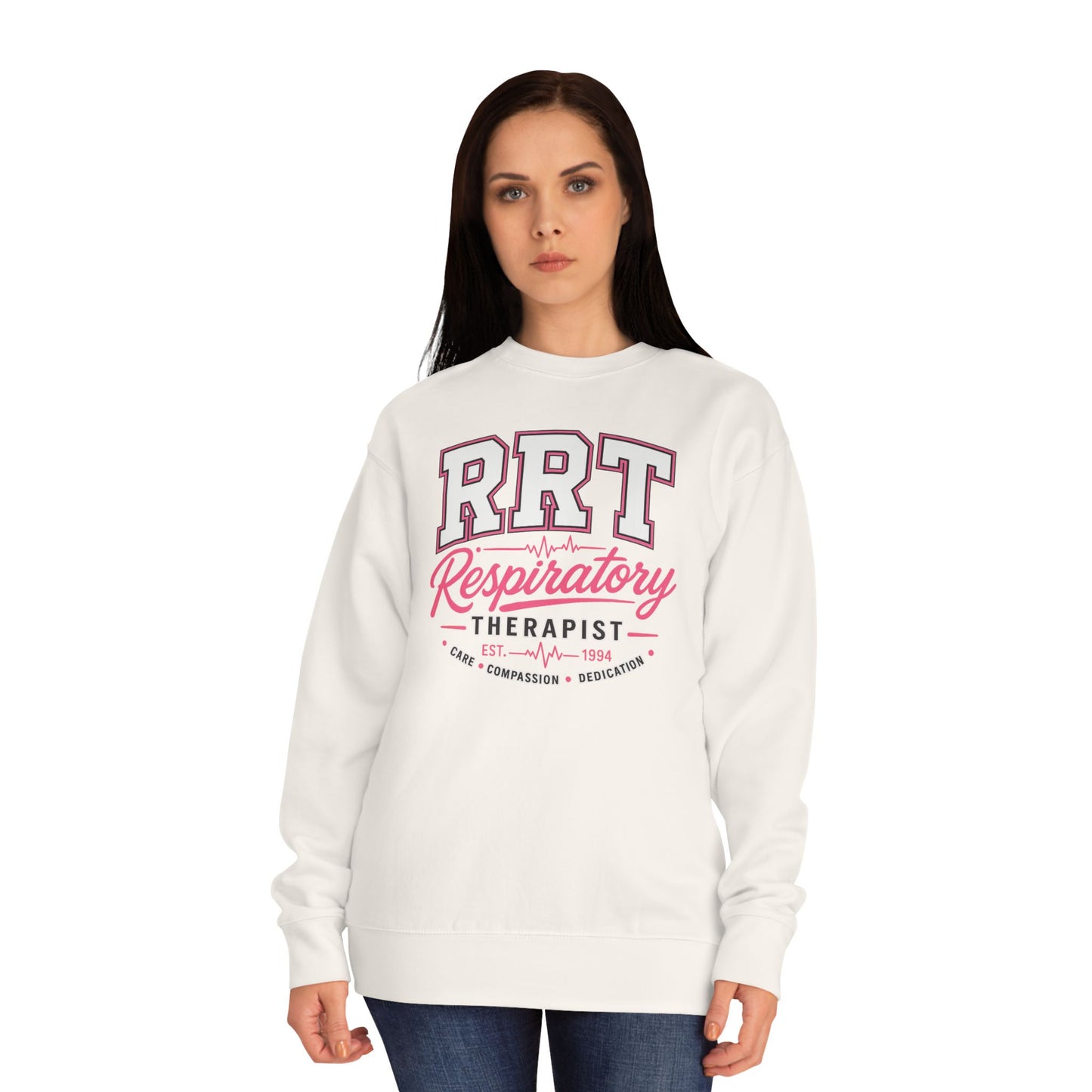 Women's Sweatshirt - "RRT - Respiratory Therapist"