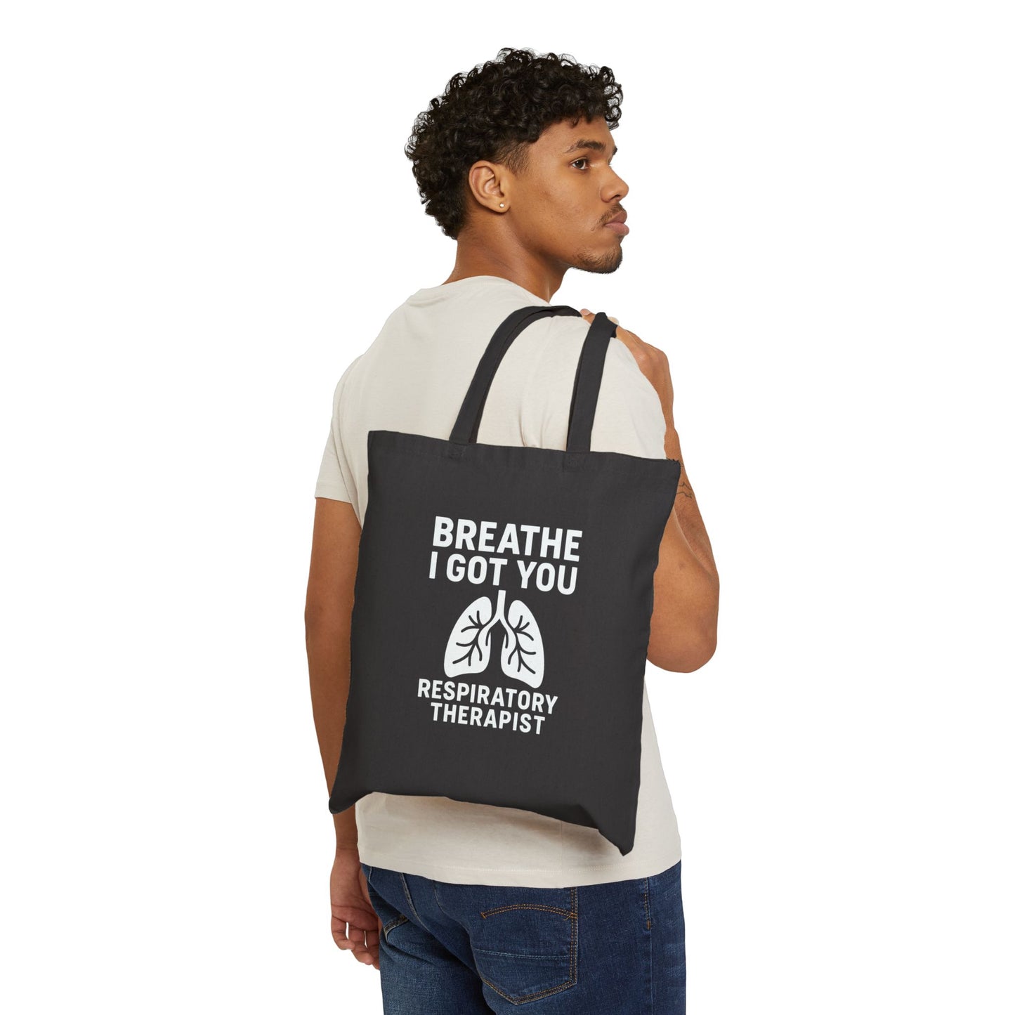 Tote Bag — “Breathe, I got you”