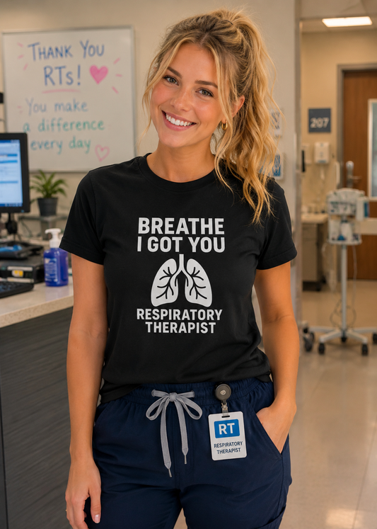 Women's Tshirt - "Breathe I got you"