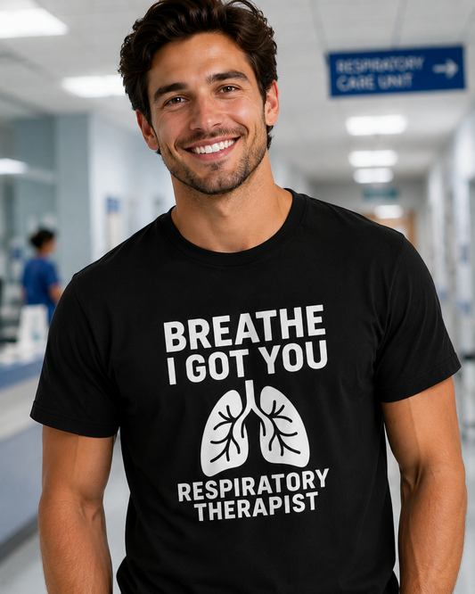 Men's Tshirt - "Breathe I got you"